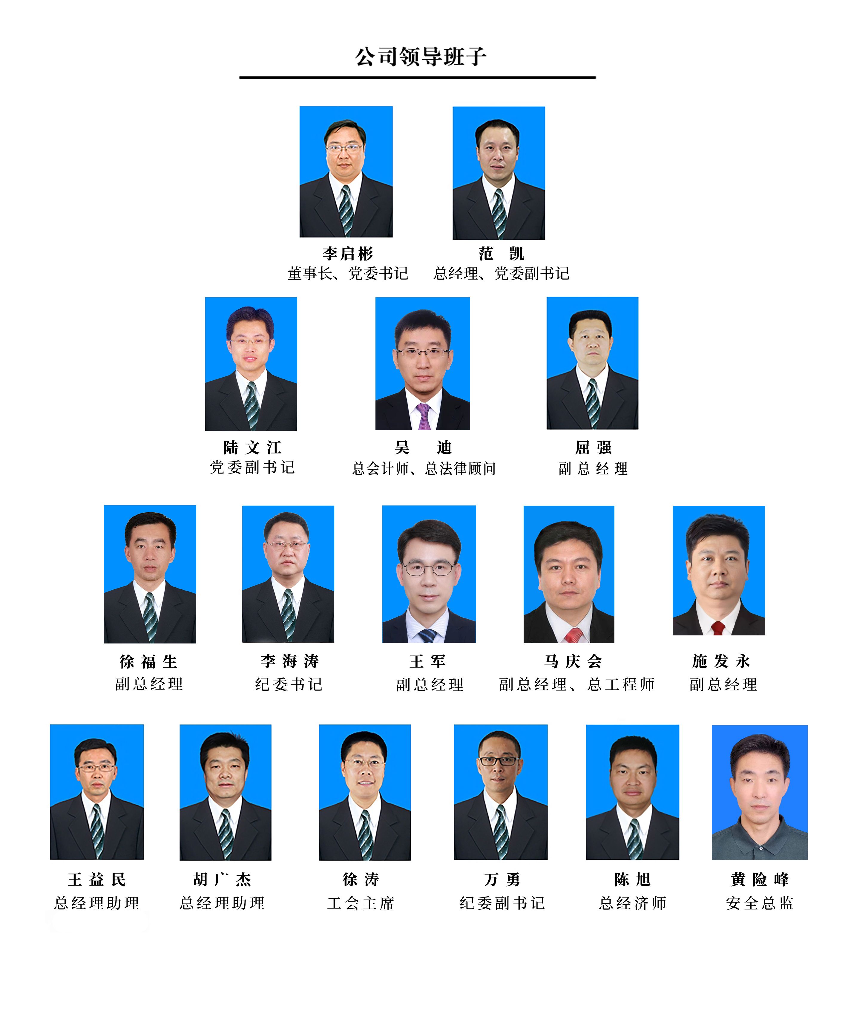 公司領(lǐng)導班子2024.09.7